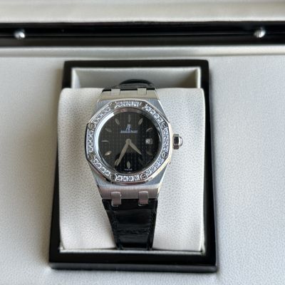 RF Factory Diamond Bezel Balck Dial Latest 50th Anniversary Copy Audemars Piguet Royal Oak 67601